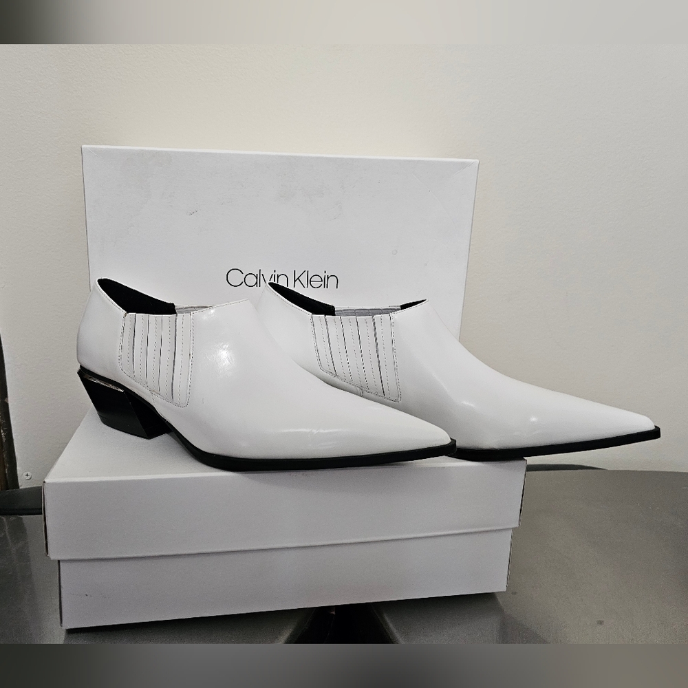 Calvin Klein Women's White Dress Shoes